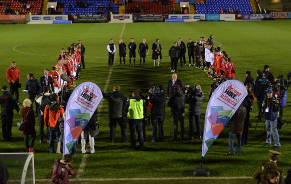 Driver Hire supports Truce football match