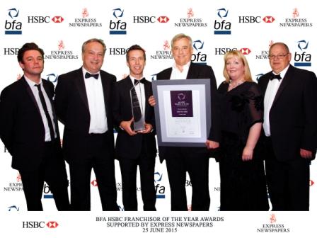 bfa Franchisor of the Year silver award winner - Driver Hire UK franchise awards