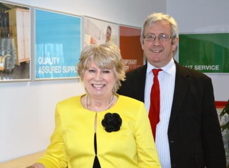 Jayne and Michael O'Flynn, new franchisees at Driver Hire Grimsby