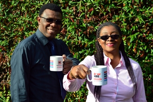 Ernest and Wola Akwenuke at Driver Hire Southend